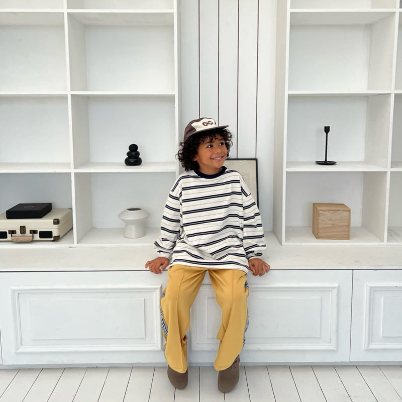 Cantucci Studio - Korean Children Fashion - #fashionkids - Poki Stripe Tee - 12