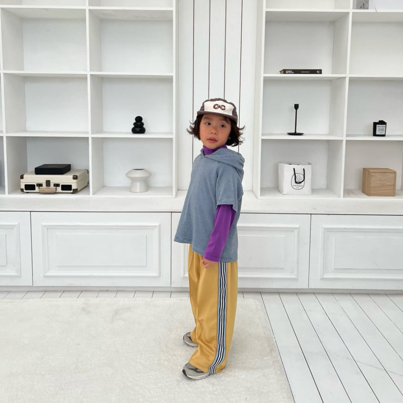 Cantucci Studio - Korean Children Fashion - #fashionkids - Nick Mock Neck Tee - 9