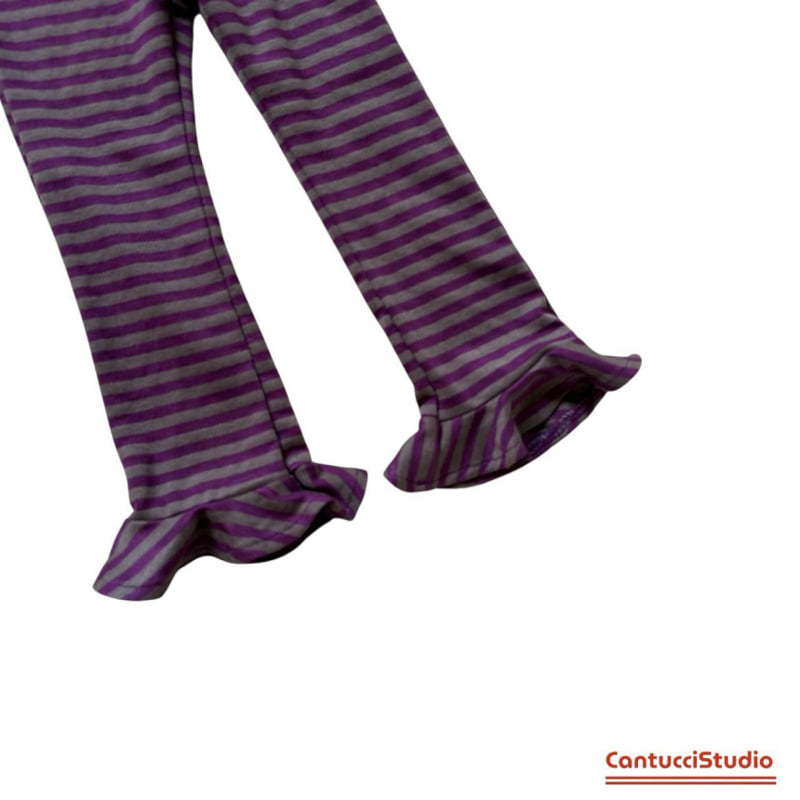 Cantucci Studio - Korean Children Fashion - #fashionkids - Neptune Frill Leggings - 5