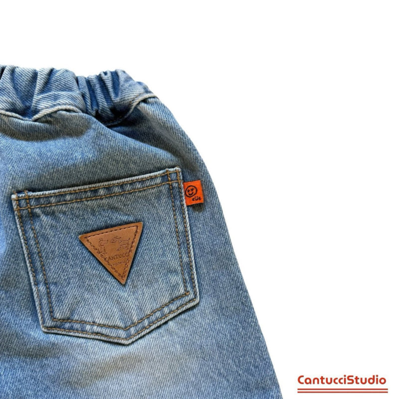 Cantucci Studio - Korean Children Fashion - #kidsshorts - Dingo Denim Pants - 5