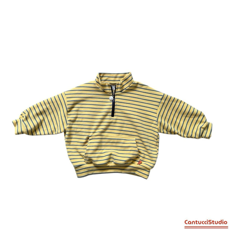 Cantucci Studio - Korean Children Fashion - #kidsshorts - Nana Half-Zip Top - 3