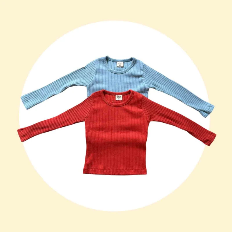 Cantucci Studio - Korean Children Fashion - #kidsstore - Judy Ribbed Long Tee - 2