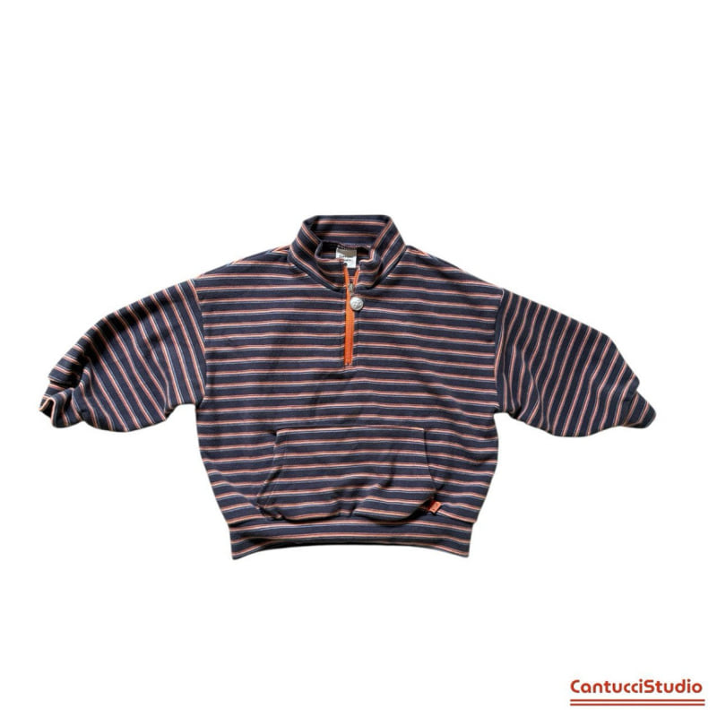 Cantucci Studio - Korean Children Fashion - #kidsshorts - Nana Half-Zip Top - 4