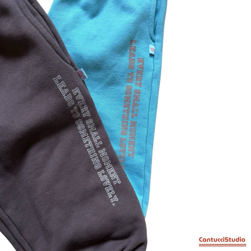 Cantucci Studio - Korean Children Fashion - #kidsstore - Lettering Pants - 5