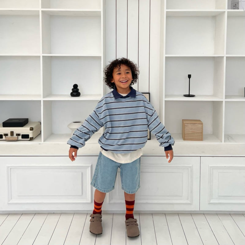 Cantucci Studio - Korean Children Fashion - #kidzfashiontrend - Gary Collar Sweatshirt - 11