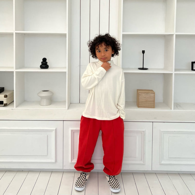 Cantucci Studio - Korean Children Fashion - #kidzfashiontrend - Nick Mock Neck Tee - 12