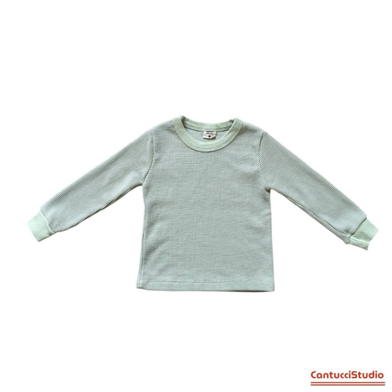 Cantucci Studio - Korean Children Fashion - #Kfashion4kids - Breeze Waffle Tee - 4