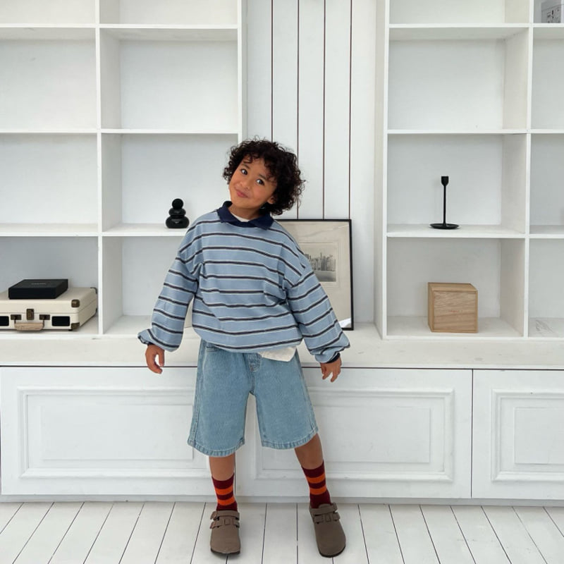 Cantucci Studio - Korean Children Fashion - #minifashionista - Earth Denim Shorts - 12