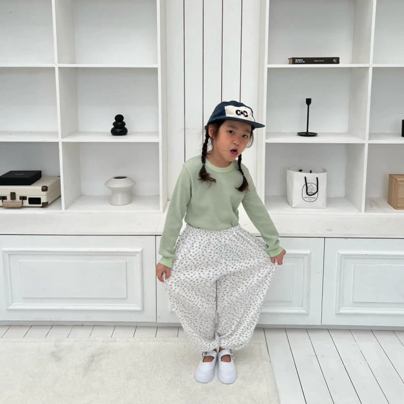 Cantucci Studio - Korean Children Fashion - #prettylittlegirls - Breeze Waffle Tee - 7