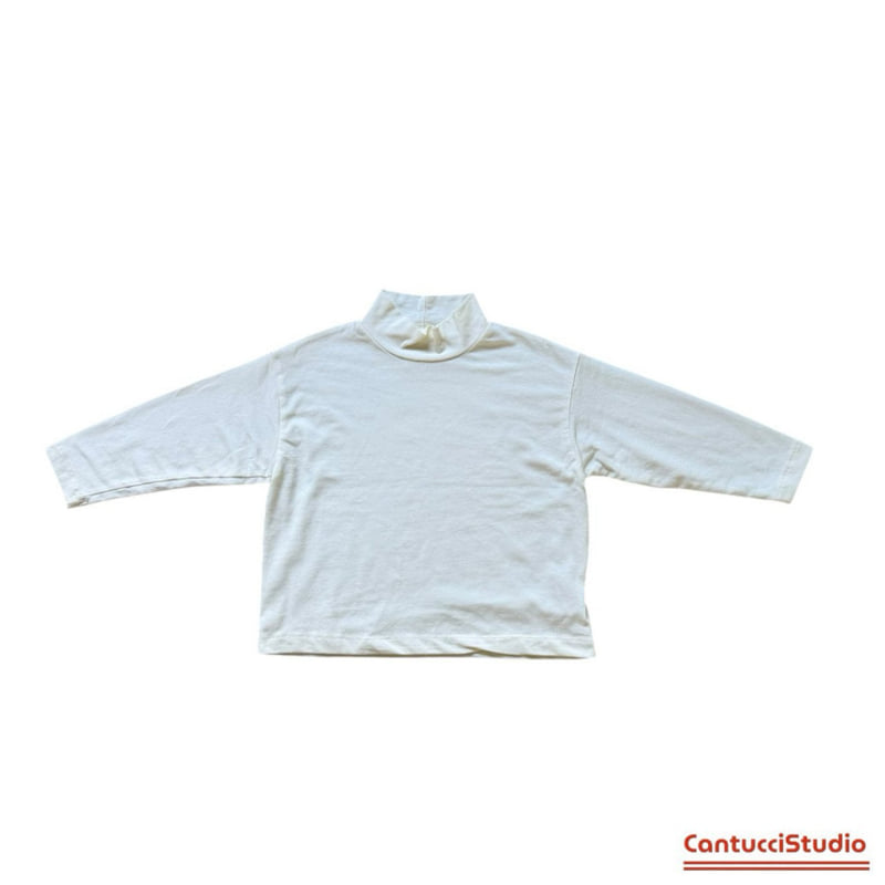 Cantucci Studio - Korean Children Fashion - #toddlerclothing - Nick Mock Neck Tee - 4
