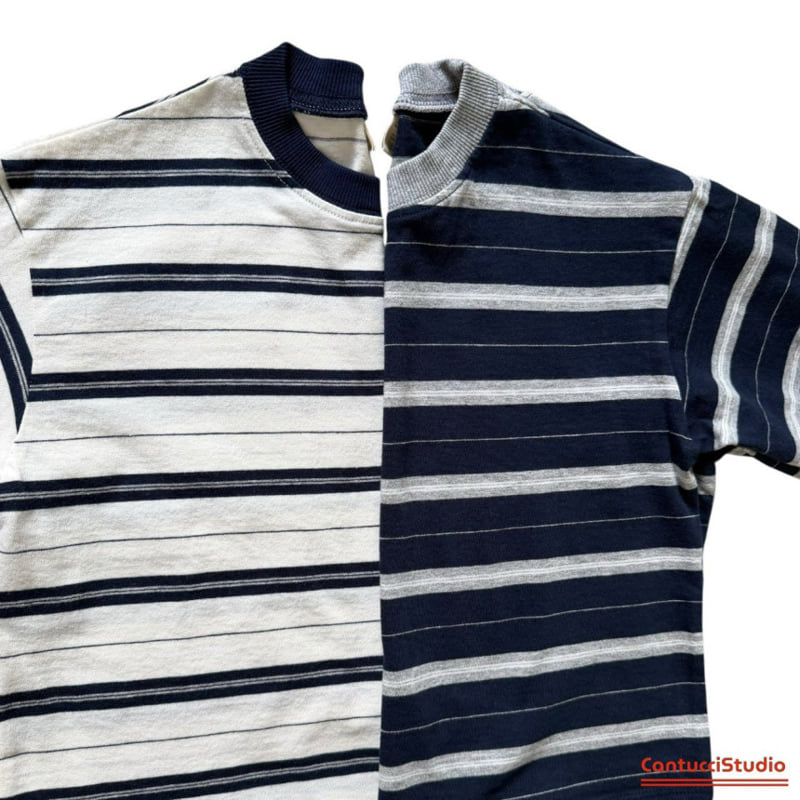 Cantucci Studio - Korean Children Fashion - #todddlerfashion - Poki Stripe Tee - 5