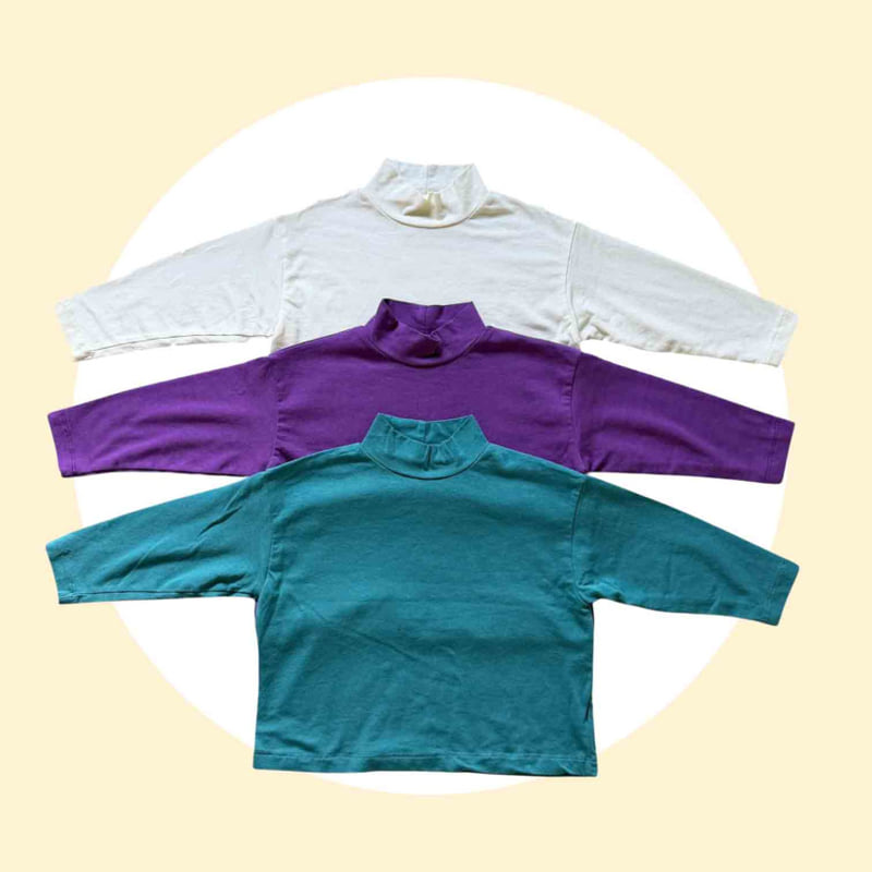 Cantucci Studio - Korean Children Fashion - #todddlerfashion - Nick Mock Neck Tee - 2