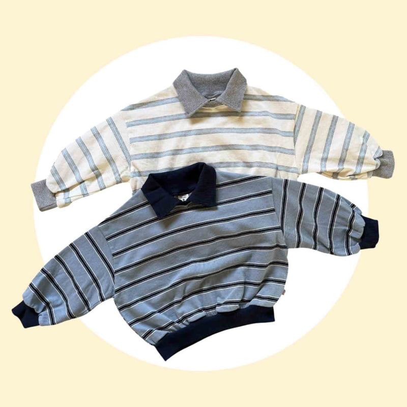 Cantucci Studio - Korean Children Fashion - #toddlerclothing - Gary Collar Sweatshirt - 2