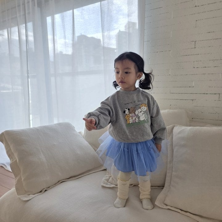 Color - Korean Children Fashion - #childofig - Family Sweatshirt - 10