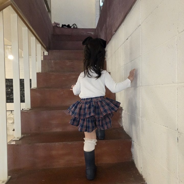 Color - Korean Children Fashion - #todddlerfashion - Barbie Skirt Pants - 9