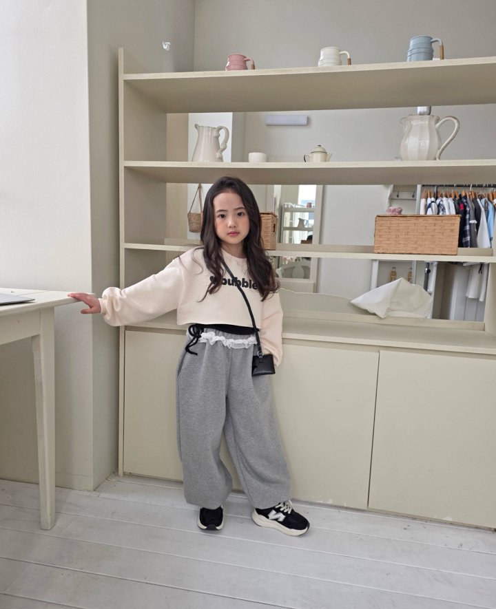 Comma - Korean Children Fashion - #Kfashion4kids - Bubble Crop Tee - 12