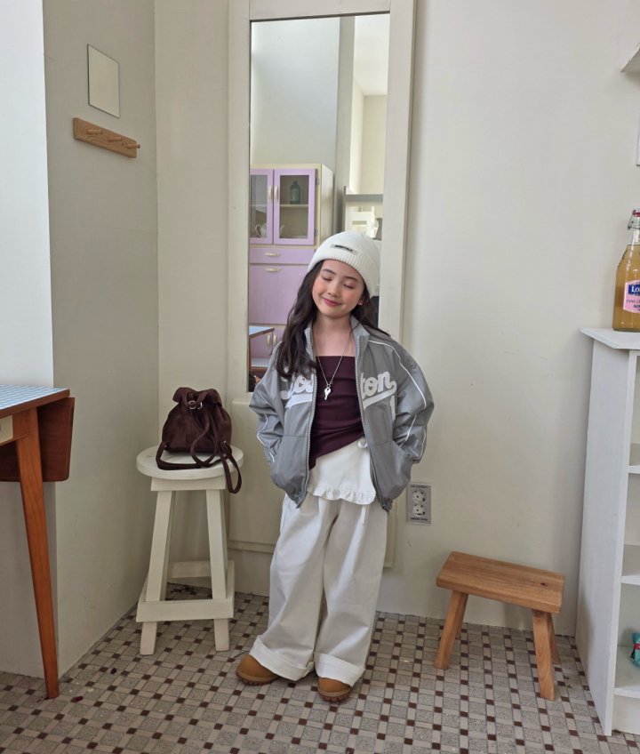 Comma - Korean Children Fashion - #Kfashion4kids - V Tie Sleeveless Top - 10