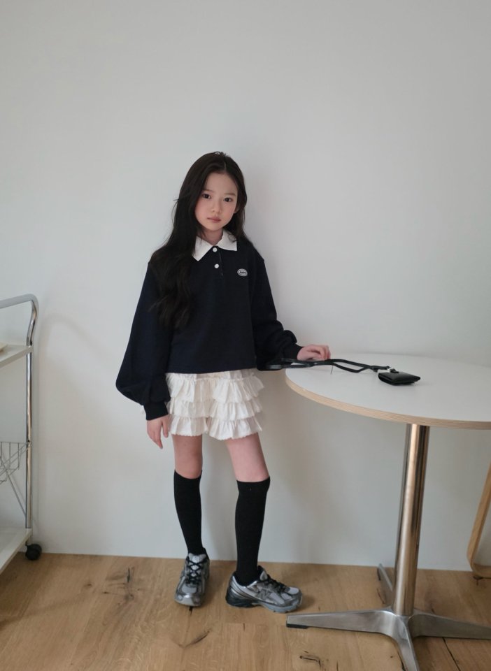 Comma - Korean Children Fashion - #Kfashion4kids - Tiered Skirt Pants - 3