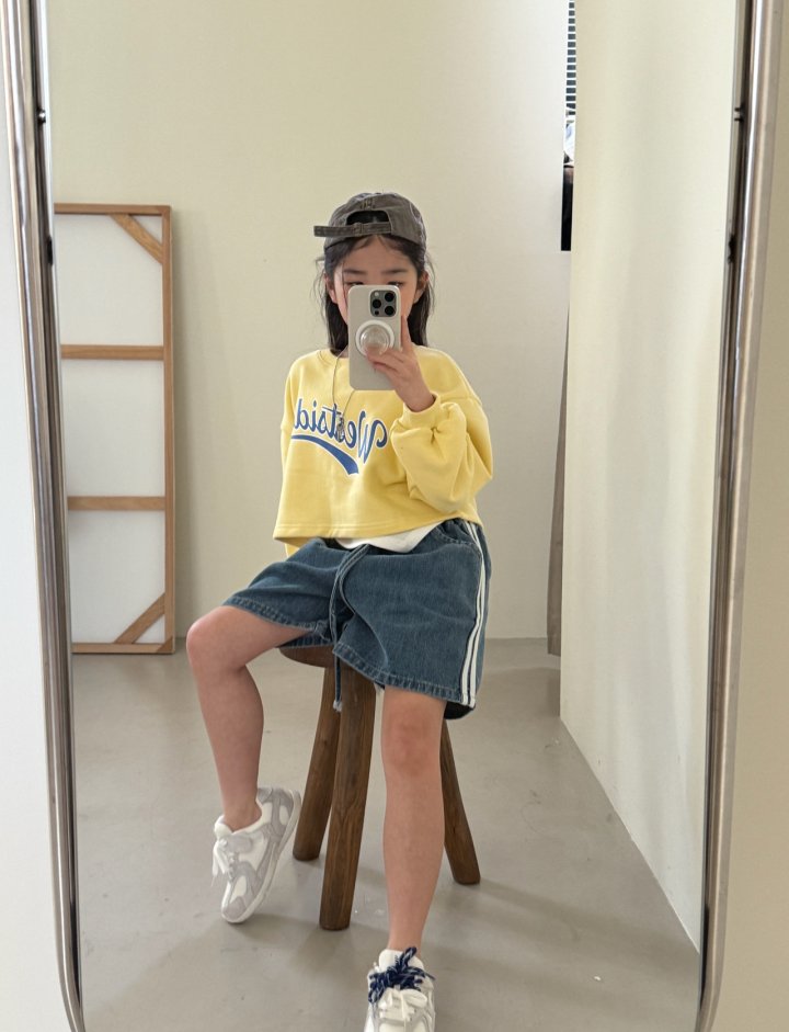 Comma - Korean Children Fashion - #Kfashion4kids - Double Line Denim Pants - 10