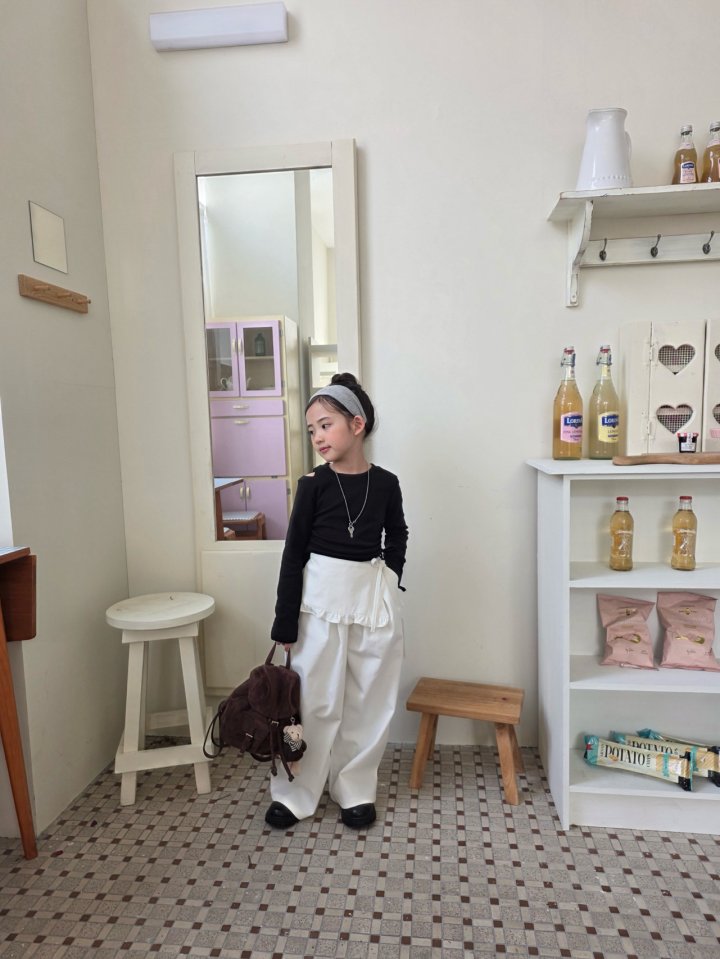 Comma - Korean Children Fashion - #Kfashion4kids - Shoulder Slit Tee - 7