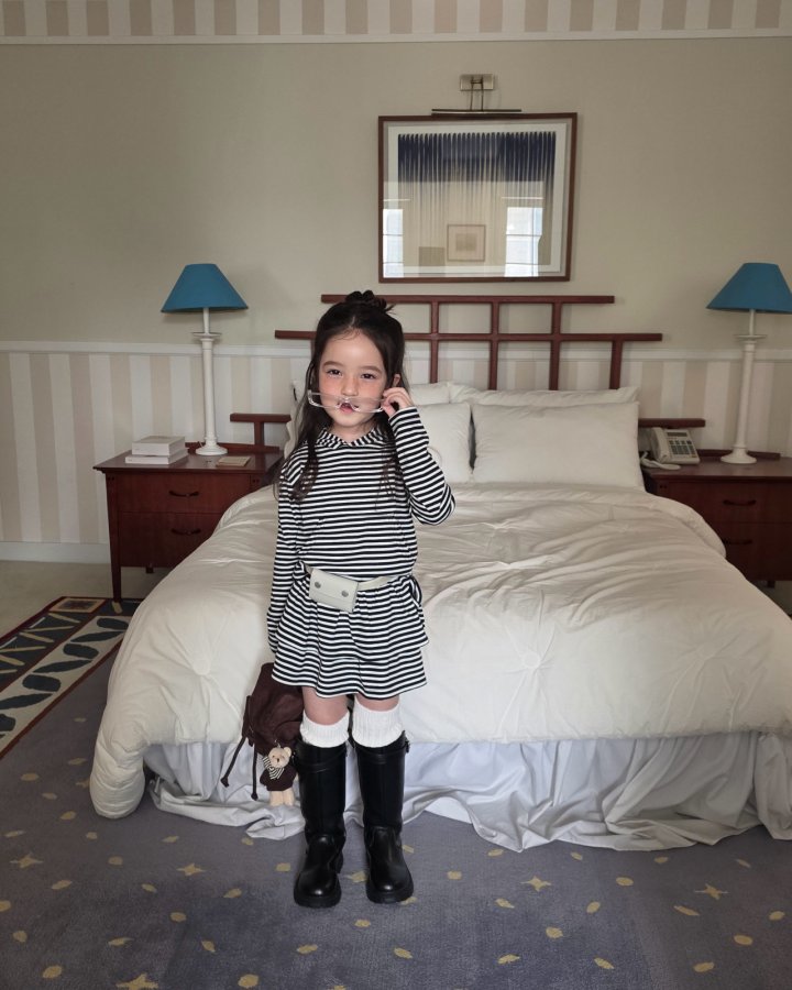 Comma - Korean Children Fashion - #Kfashion4kids - Striped Hoodie - 3