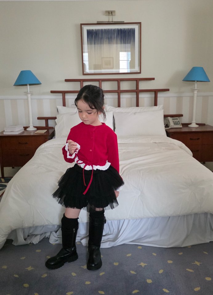Comma - Korean Children Fashion - #childofig - Frill Cardigan - 10