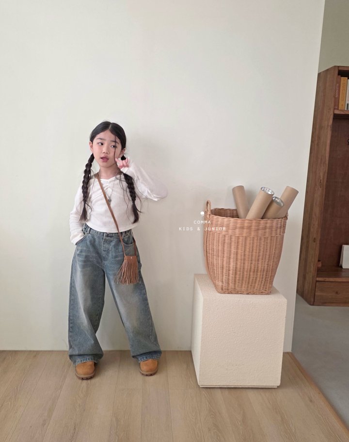 Comma - Korean Children Fashion - #childofig - Ribbon Tee - 11