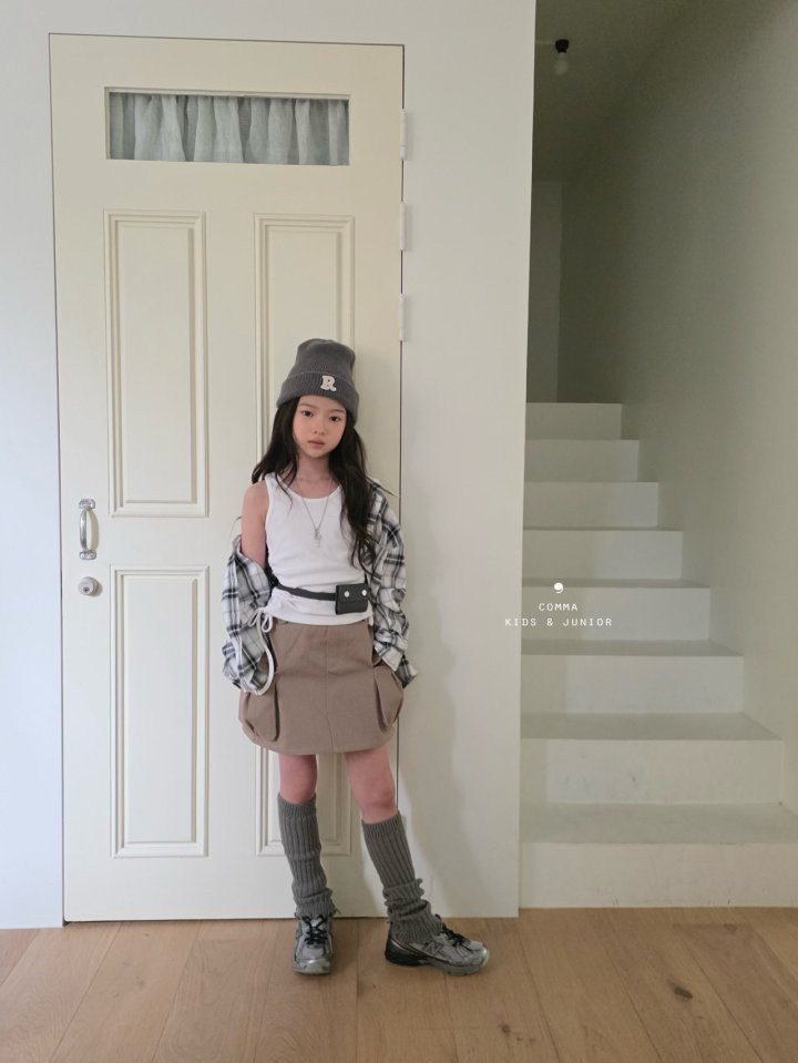 Comma - Korean Children Fashion - #childofig - String Sleeveless Top