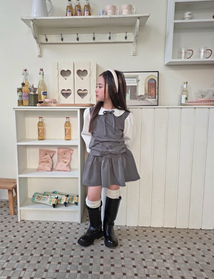Comma - Korean Children Fashion - #childofig - Round Collar Blouse - 7