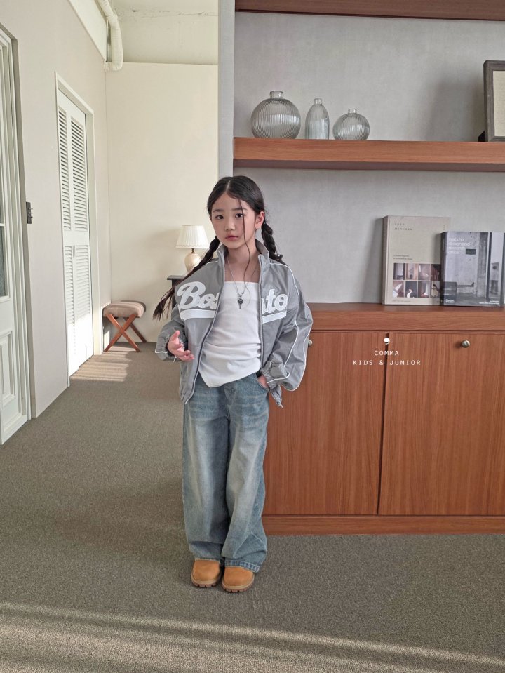 Comma - Korean Children Fashion - #childrensboutique - V Tie Sleeveless Top - 3