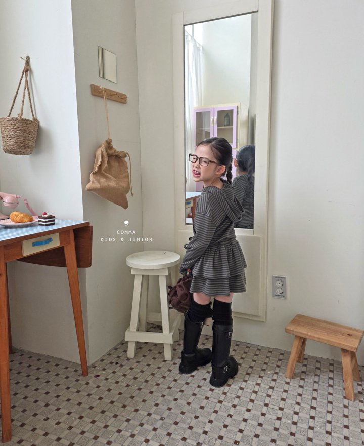 Comma - Korean Children Fashion - #childrensboutique - Spring Wrap Skirt - 11
