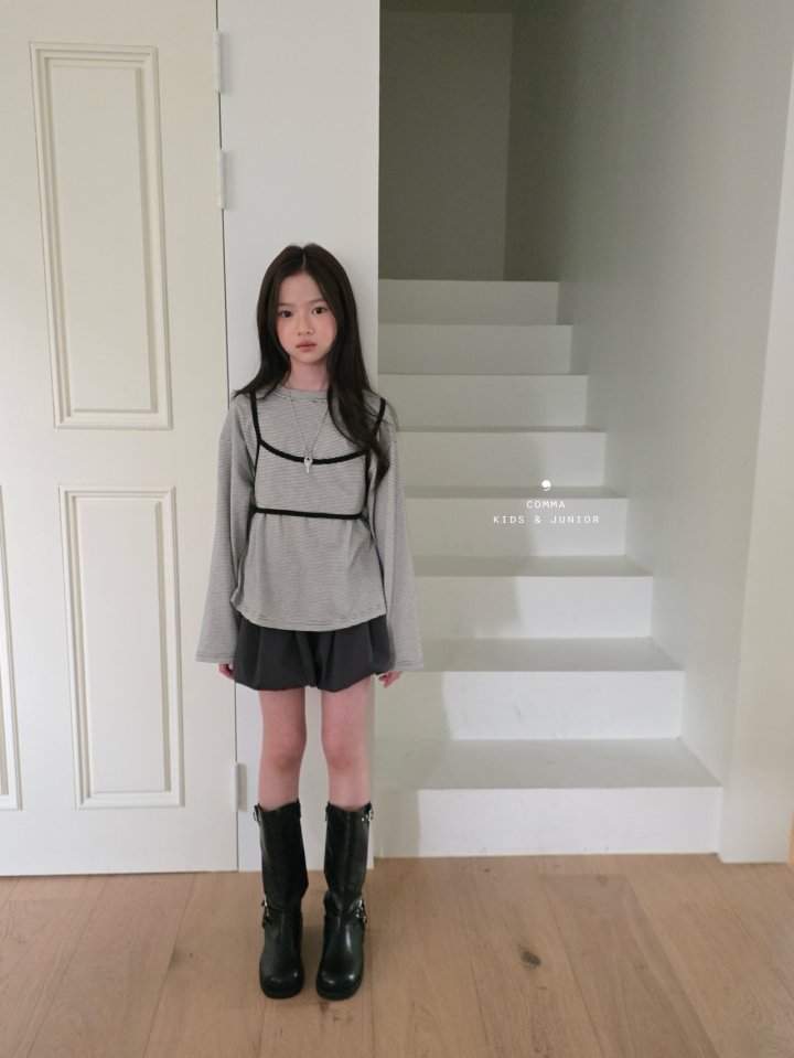 Comma - Korean Children Fashion - #childofig - Bustier Tee - 4