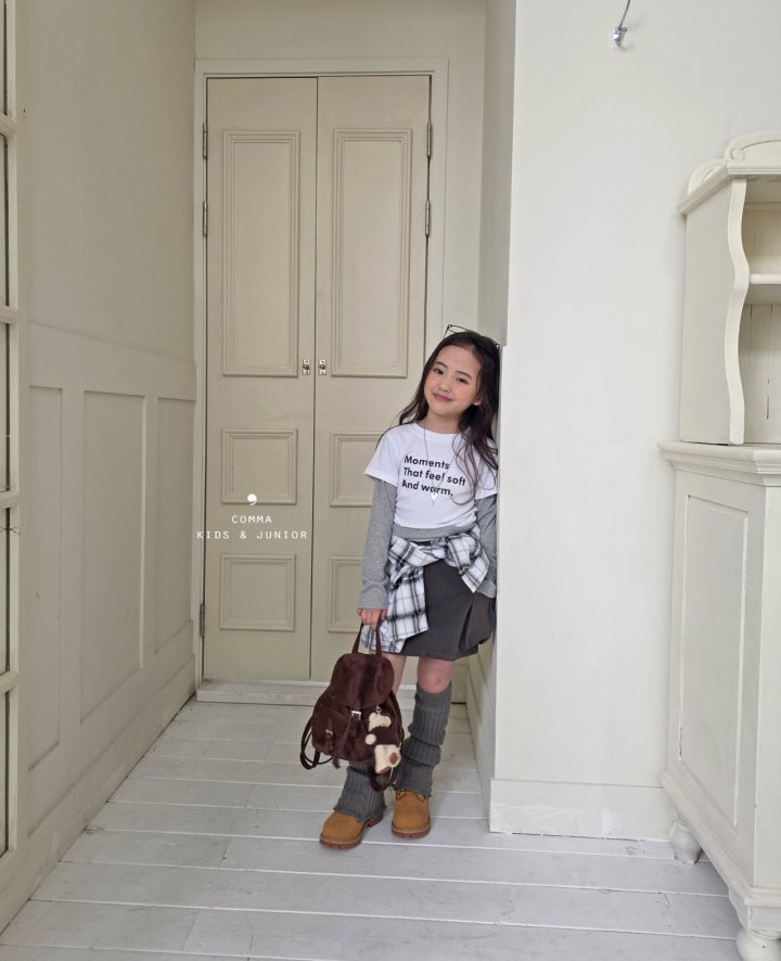 Comma - Korean Children Fashion - #childrensboutique - Print Layered Tee