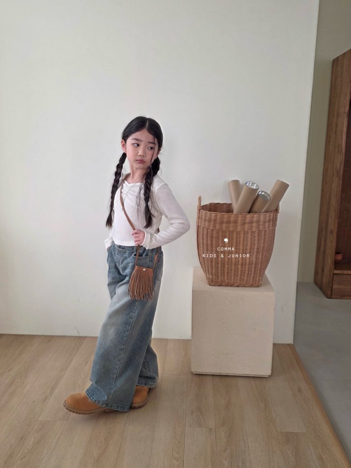 Comma - Korean Children Fashion - #childrensboutique - Ribbon Tee - 12