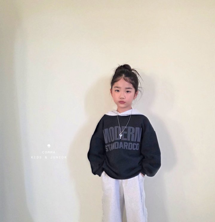 Comma - Korean Children Fashion - #childrensboutique - Color-Block Hoodie - 8
