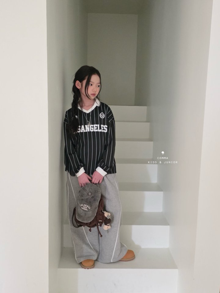 Comma - Korean Children Fashion - #childrensboutique - Double-Line Diagonal Pants - 9