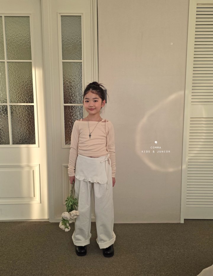 Comma - Korean Children Fashion - #childrensboutique - Wrap Tie Tee - 6