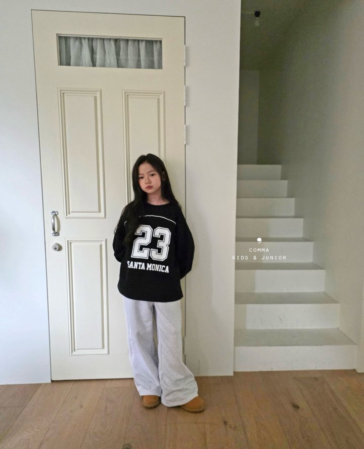 Comma - Korean Children Fashion - #designkidswear - Stripe Number Tee - 5