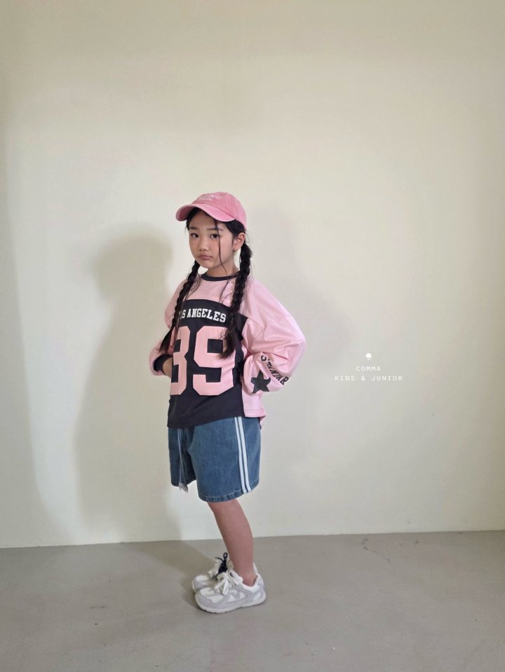 Comma - Korean Children Fashion - #childrensboutique - Double Line Denim Pants - 4