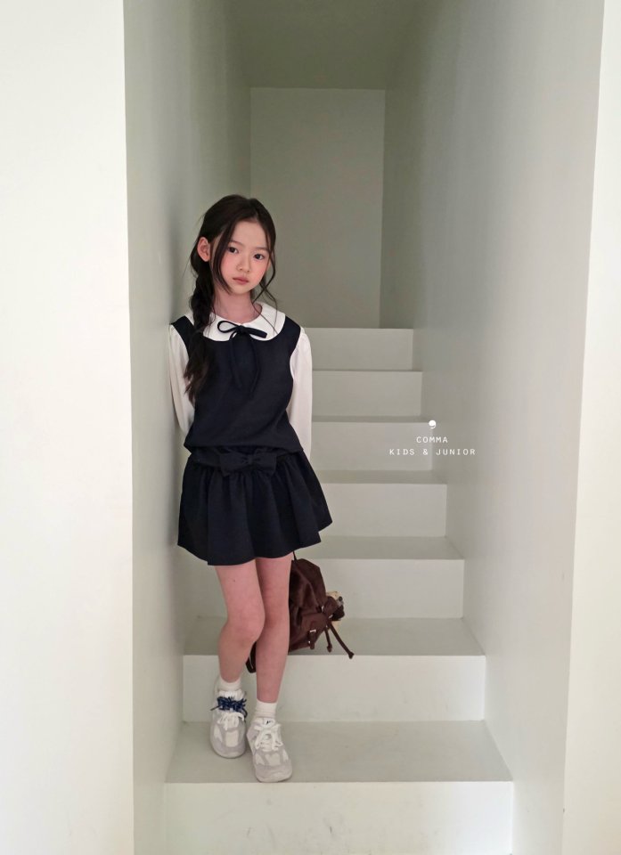 Comma - Korean Children Fashion - #designkidswear - Round Collar Blouse - 9