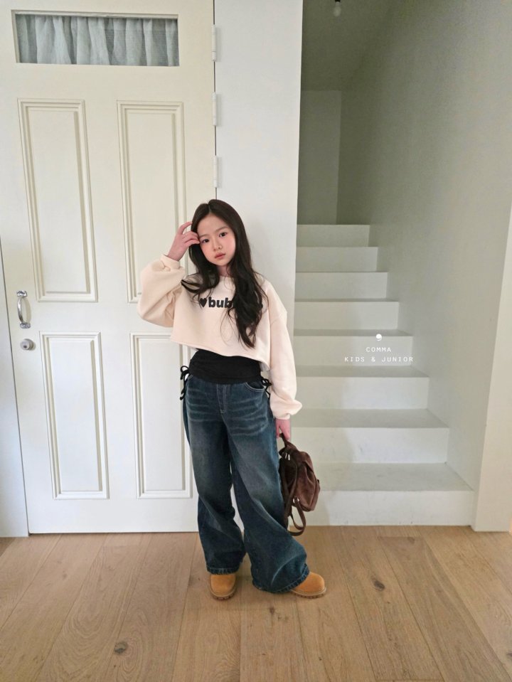 Comma - Korean Children Fashion - #discoveringself - Bubble Crop Tee - 7