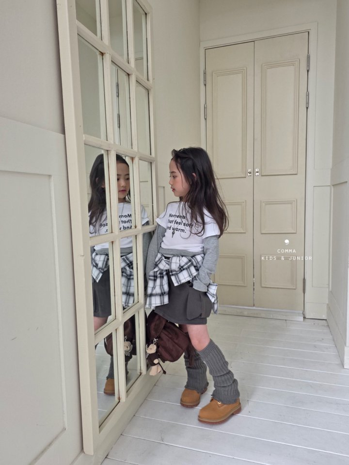 Comma - Korean Children Fashion - #discoveringself - Print Layered Tee - 3
