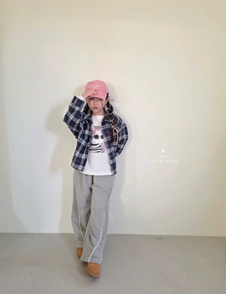 Comma - Korean Children Fashion - #discoveringself - Check Shirt - 9