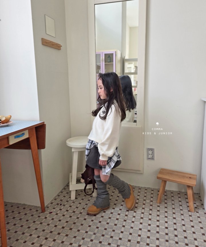 Comma - Korean Children Fashion - #discoveringself - Embroidered Collar Tee - 9