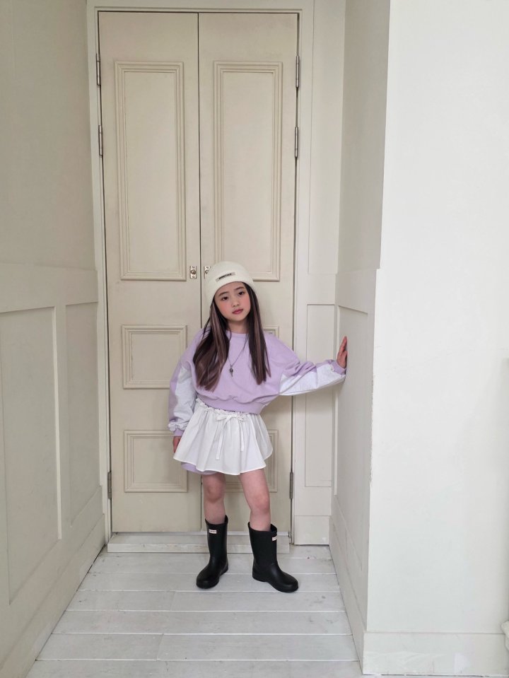 Comma - Korean Children Fashion - #fashionkids - Color-Block Skirt Pants - 10