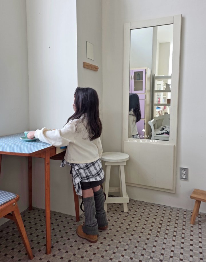 Comma - Korean Children Fashion - #fashionkids - Embroidered Collar Tee - 10