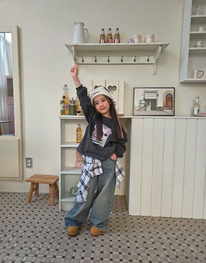 Comma - Korean Children Fashion - #kidsshorts - Chicago Cat Tee - 10