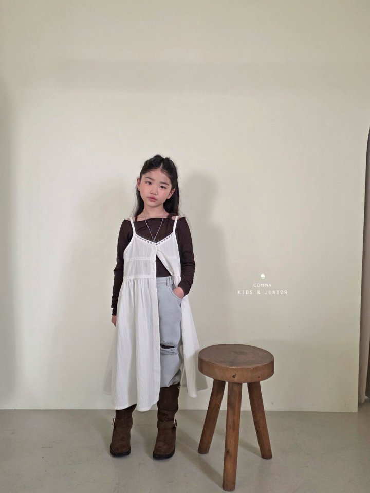 Comma - Korean Children Fashion - #kidsshorts - Wrap Tie Tee - 10