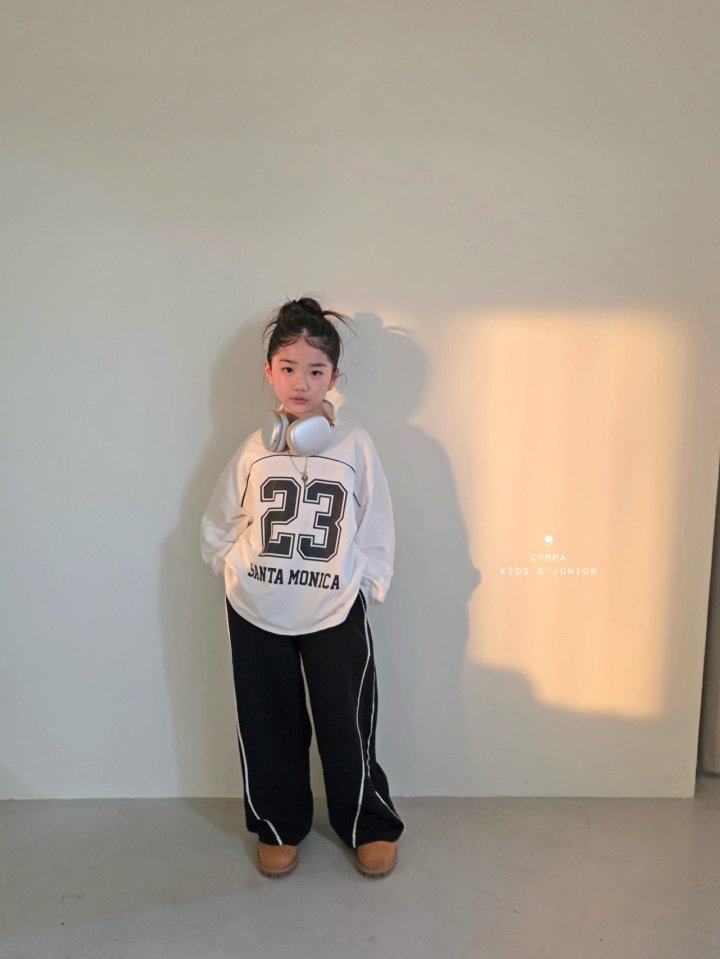 Comma - Korean Children Fashion - #kidsstore - Stripe Number Tee - 9