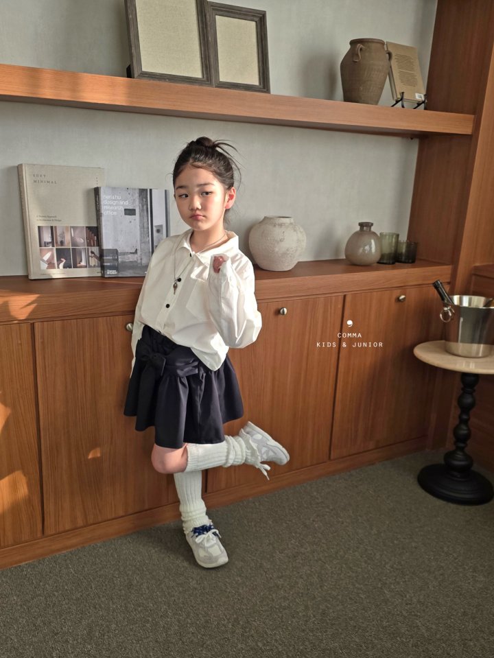 Comma - Korean Children Fashion - #kidsshorts - Ribbon Skirt - 4